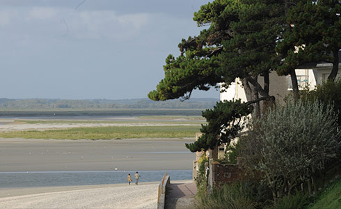 Plage du Crotoy devant Les Tourelles