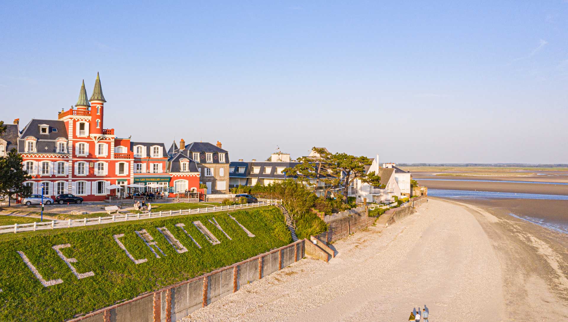 Les Tourelles face à la Baie de Somme